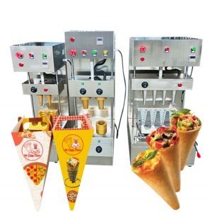 Electric pizza cone oven maker Warmer Showcase pizza cone packaging pizza cone machine With Production Line