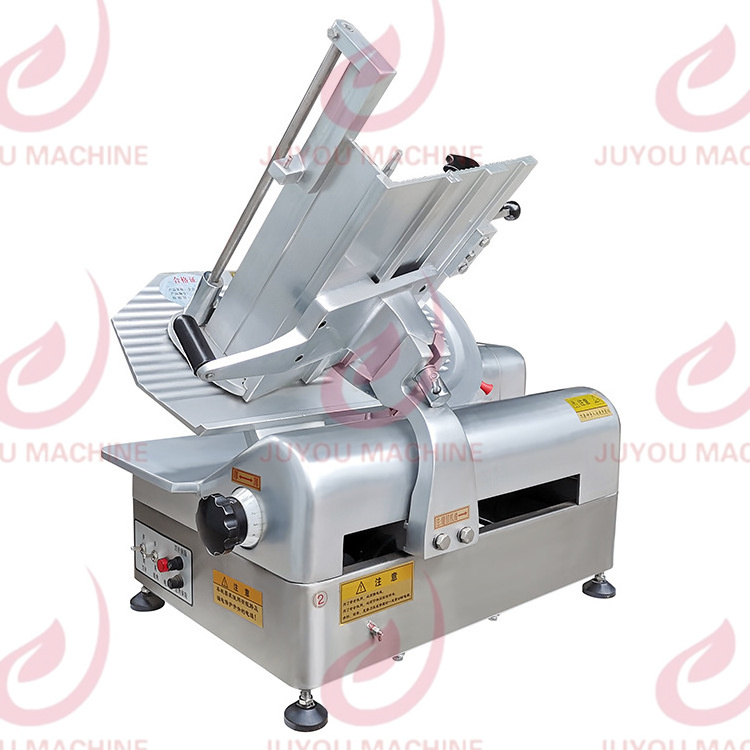 JY Portable Rebanadora Para Carne Electric Vertical Stainless Steel Commercial Auto Luncheon Bacon Deli Meat Slicer Machine