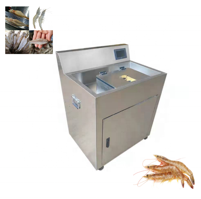 High Speed Fully Automatic Shrimp Deveiner Western Restaurants Shrimp Processing Machine