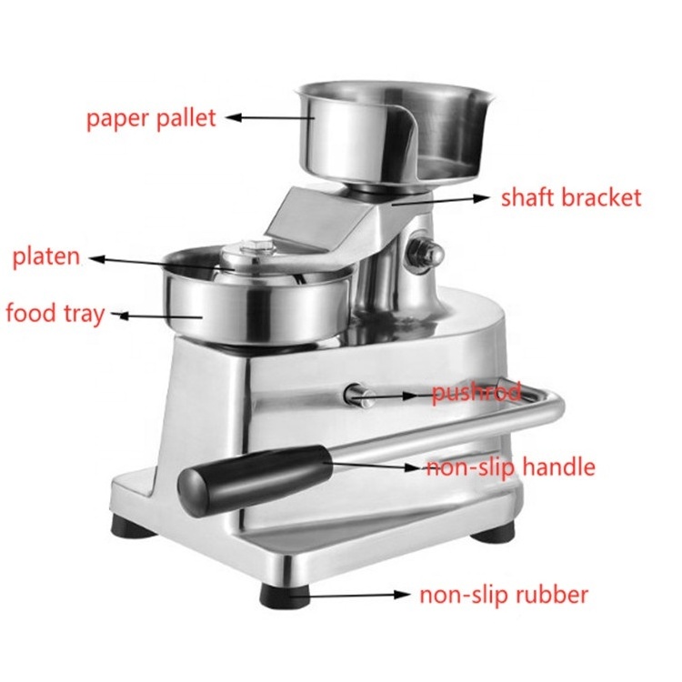 JUYOU Manual Hamburger Breakfast Sausage Patty Press Maker