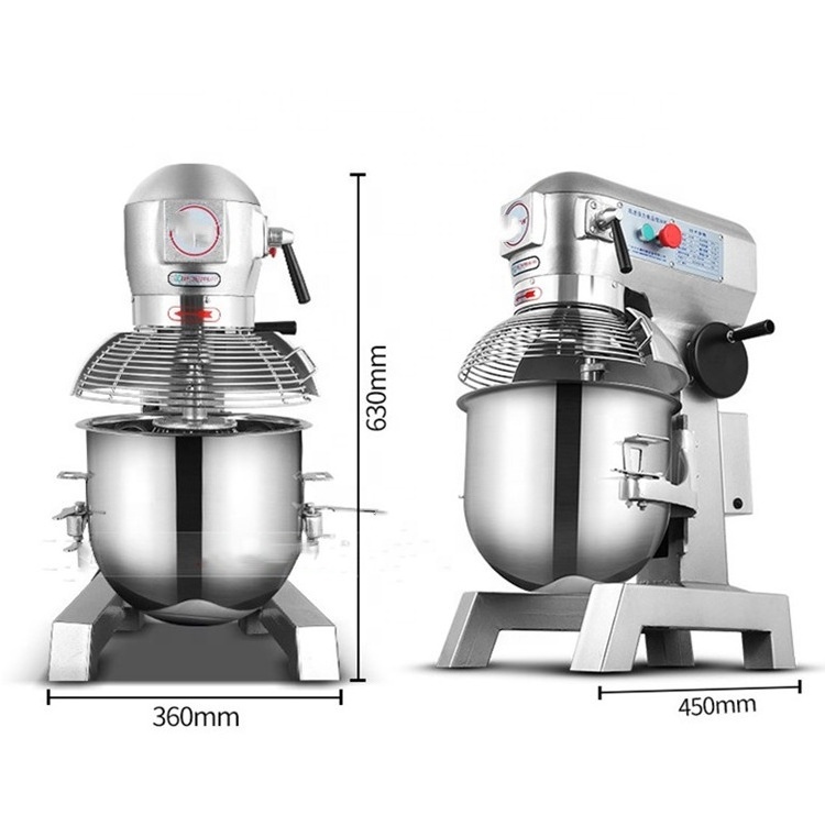 Commercial stainless bakery equipment spar mixer 15L planetary mixer for cake use