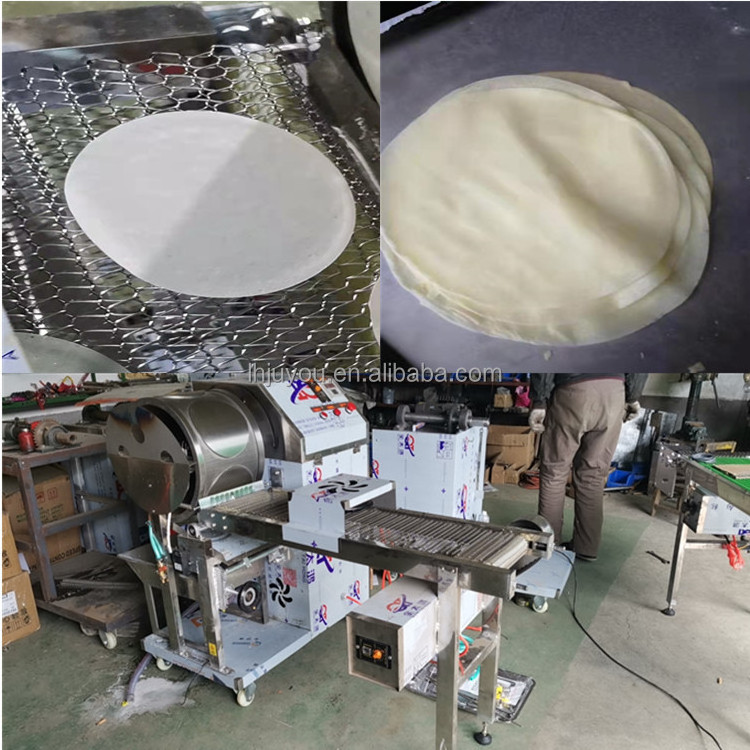 JUYOU Electric Crepe Maker Pancake Baking Pan Kitchen Tools Spring Roll Machine Egg Roll Machine Crepe Cake Maker Automatic