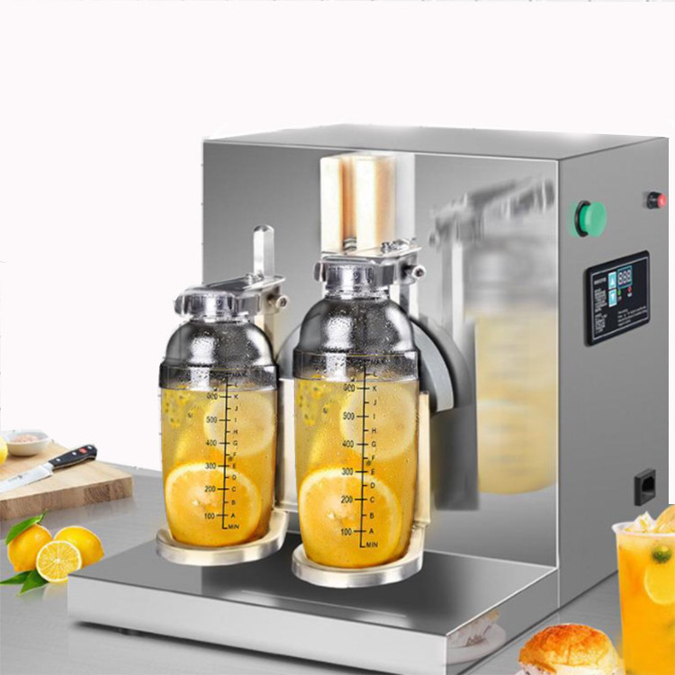 Commercial beverage shaking machine milk tea shaking machine stainless steel double head shaker cup machine