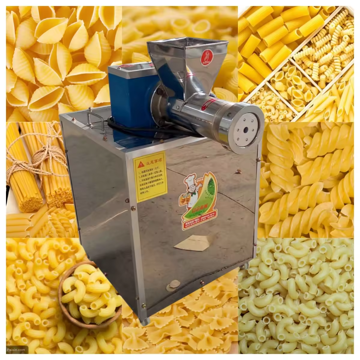 Full Automatic macaroni spaghetti production pasta making machine