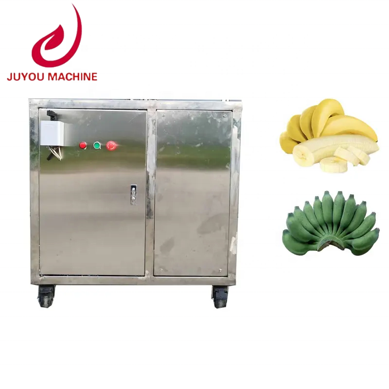 New technology automatic electric high efficiency plantain banana peeling green banana peeler