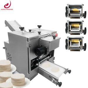 Tabletop Small Grain Product Automatic Papad Momo Empanada Samosa Gyoza Wonton Dumpling Maker Skin Wrapper Making Machine Price