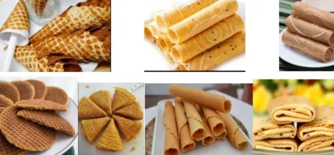 Multi-function egg roll wafer stick maker forming rolling machine waffle cup ice cream cone making machine price sale