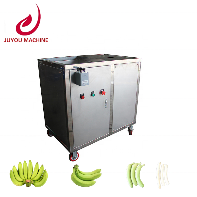 New technology automatic electric high efficiency plantain banana peeling green banana peeler