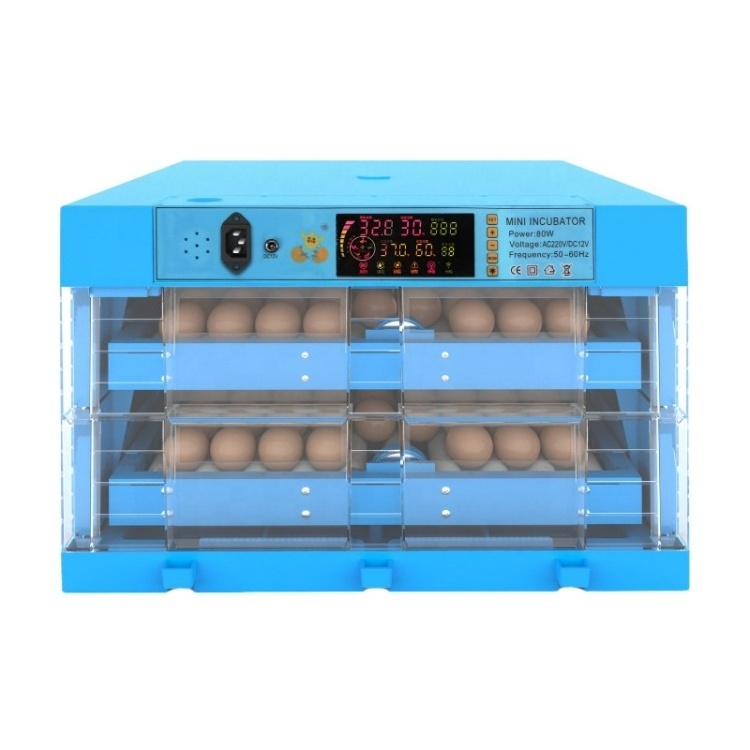 Digital display screen auto Duck Goose chicken egg incubator 128 192 256 eggs for bird poultry