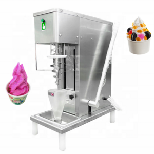 New Design  Commercial Swirl Mini Flurry  Frozen Yogurt fruit Ice Cream Blender Mixer Machine for sale