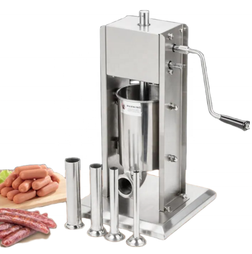 commercial chicken vertical sausage filler machine manual sausage stuffer making machine with good price