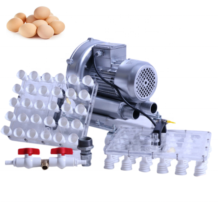 JUYOU Moving Eggs Receiving Trays Vacuum Lifter Pneumatic Sucker 30 Single Handed Large Suction Chicken Eggs Apparatus