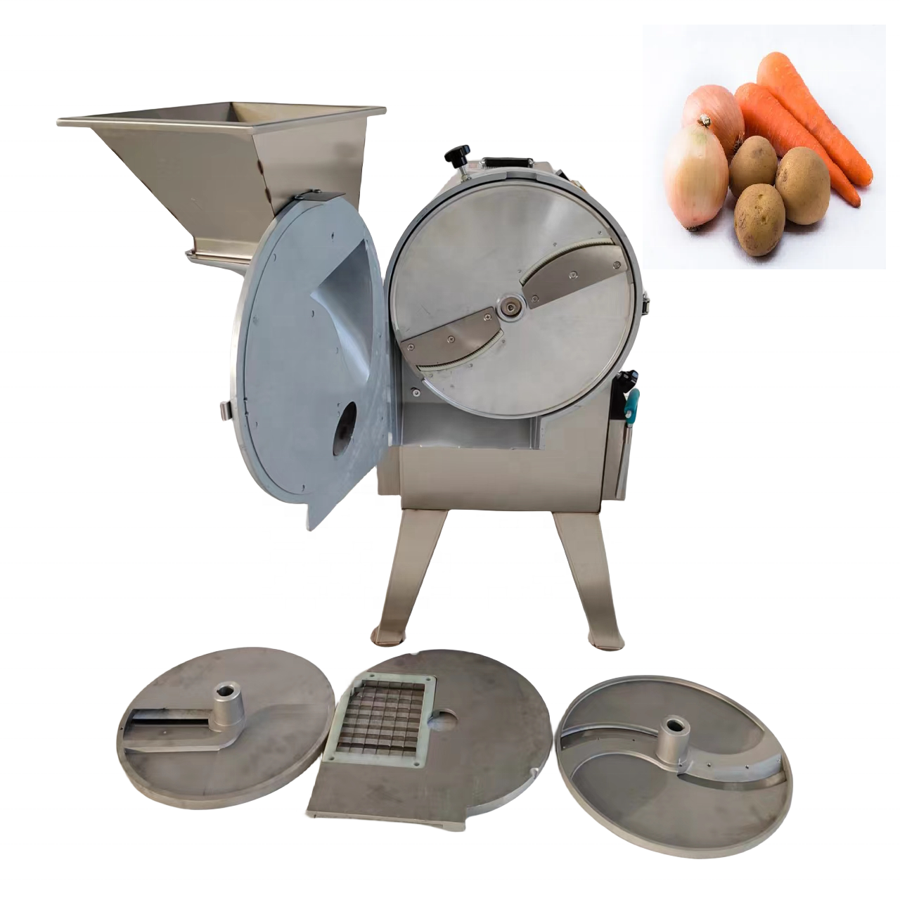 JU Automatic commercial Industrial Vegetable Cutter Slicer Machine vegetable chopper slicer dicer for restaurant