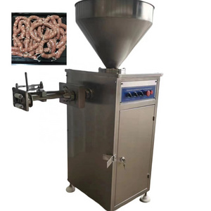 High Capacity Industrial Electric Enema Chicken Sausage Stuffer Production Line Filling Make Machine Price