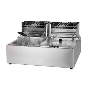 JUYOU Stainless Steel kfc Fryer Machine French Fries For Dual Deep Fryer