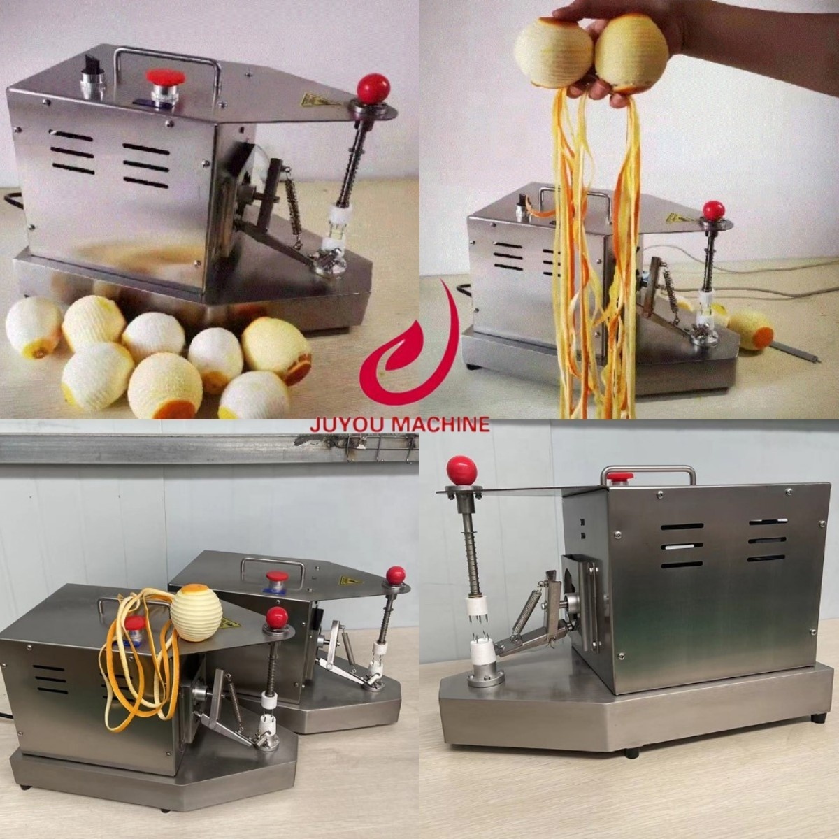 stainless steel vegetable fruit peeling machine persimmon skin peeler fruit skin removal  orange lemon kiwi peeling machine