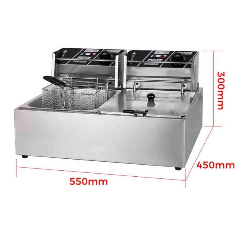 JUYOU Stainless Steel kfc Fryer Machine French Fries For Dual Deep Fryer