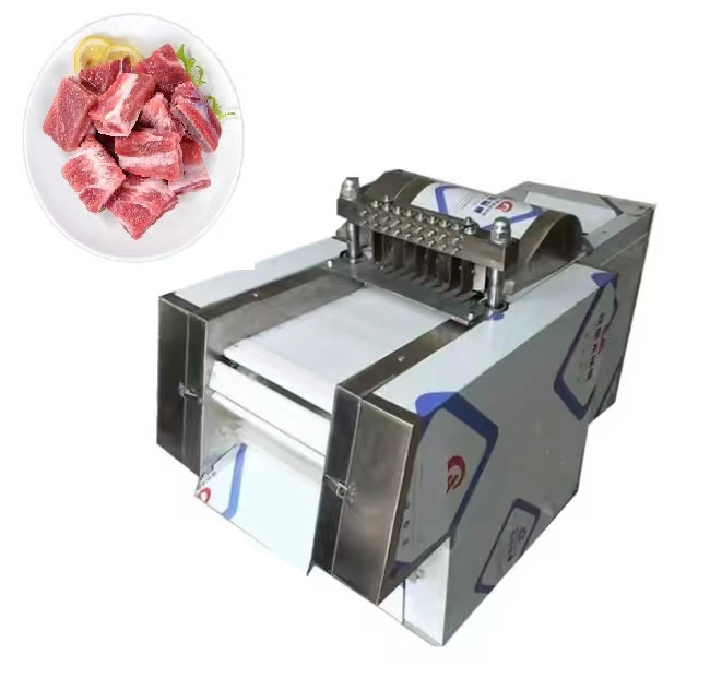 Good quality chicken beef pork cube cutter for commercial frozen meat dice cutting meat dicer machine frozen meat dice machine