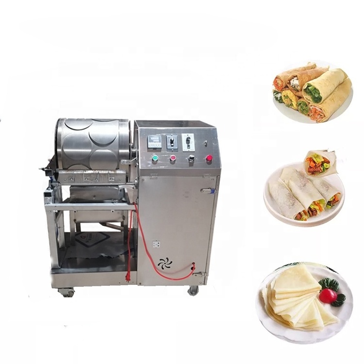 JUYOU Electric Crepe Maker Pancake Baking Pan Kitchen Tools Spring Roll Machine Egg Roll Machine Crepe Cake Maker Automatic