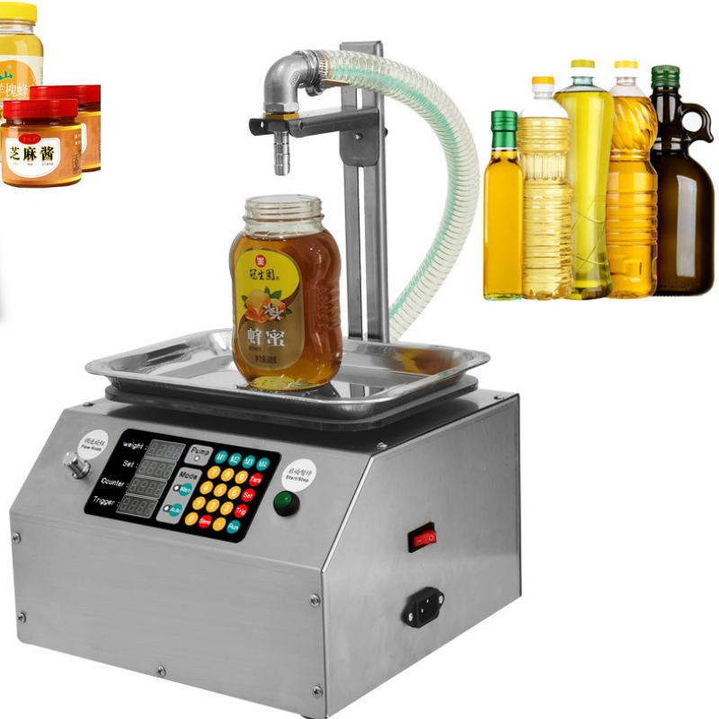 Honey Sesame Paste Edible Oil Filling Machine Glue Viscous Liquid Automatic Sub-packaging Filling Machine