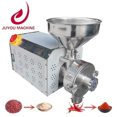 JY Hot electric food semolina corn cob grinder sweet potato coconut peanut powder wheat mill yam flour making processing machine