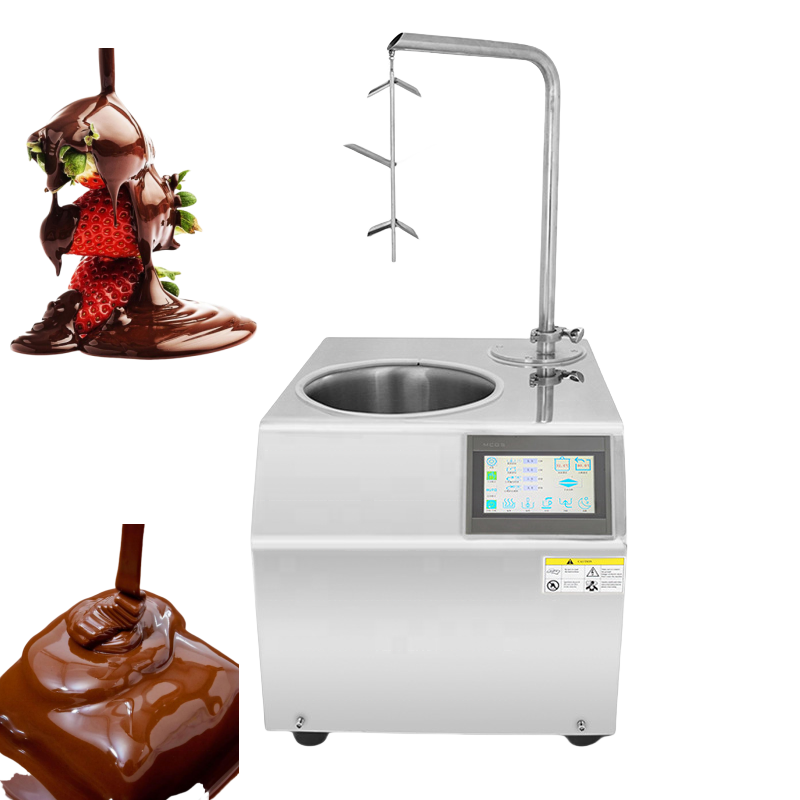 New Design automatic chocolate machinery small chocolate tempering machine portable hot chocolate dispenser