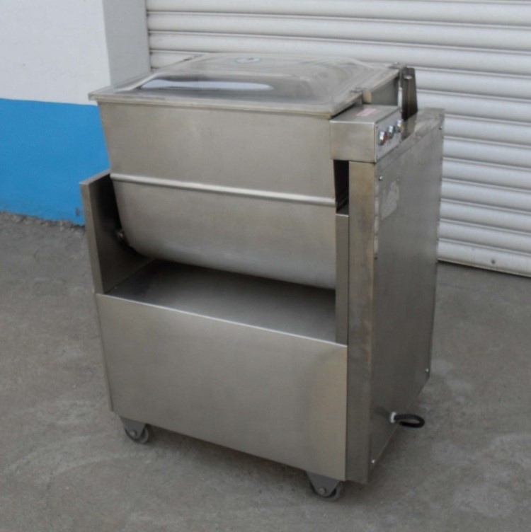 Multi-function Industrial Double Twist Stuffing Mixer Machine / Stainless Steel Meat Mixer / Pig Meat Mixing Machine