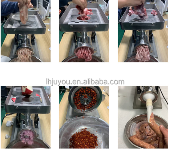 Commercial High Power Powerful Automatic Multifunctional Frozen Meat Stainless Steel Ground Chicken Rack Bone Meat Grinder