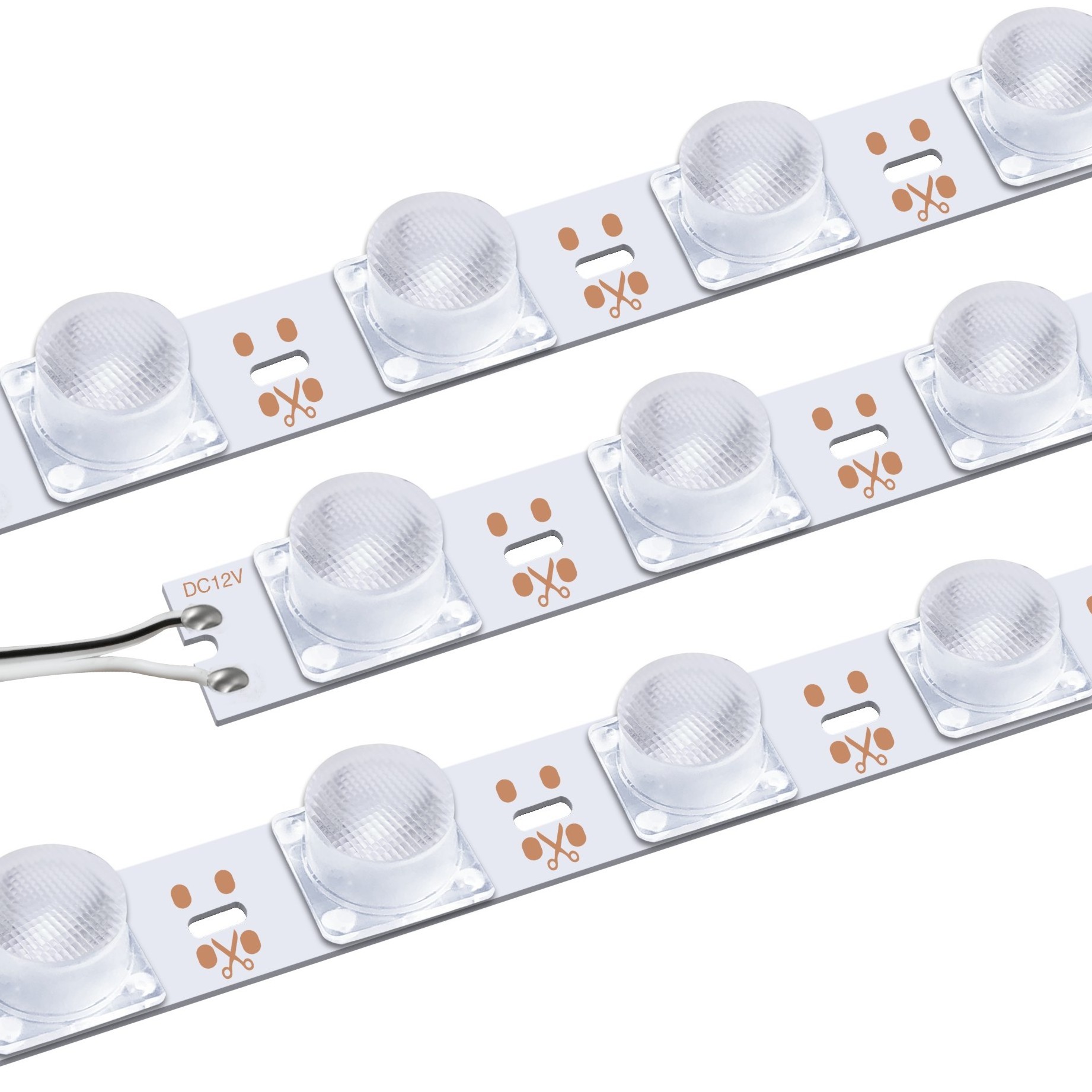 Lightbox lighting manufacturer 12V 1W per led high power edge led bar sign edge led strip lighting