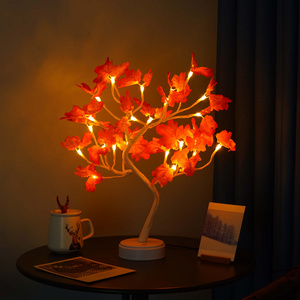 LED  Maple Leaf USB Maple Tree Light, Thanksgiving Halloween Lights Indoor Gifts Decoration