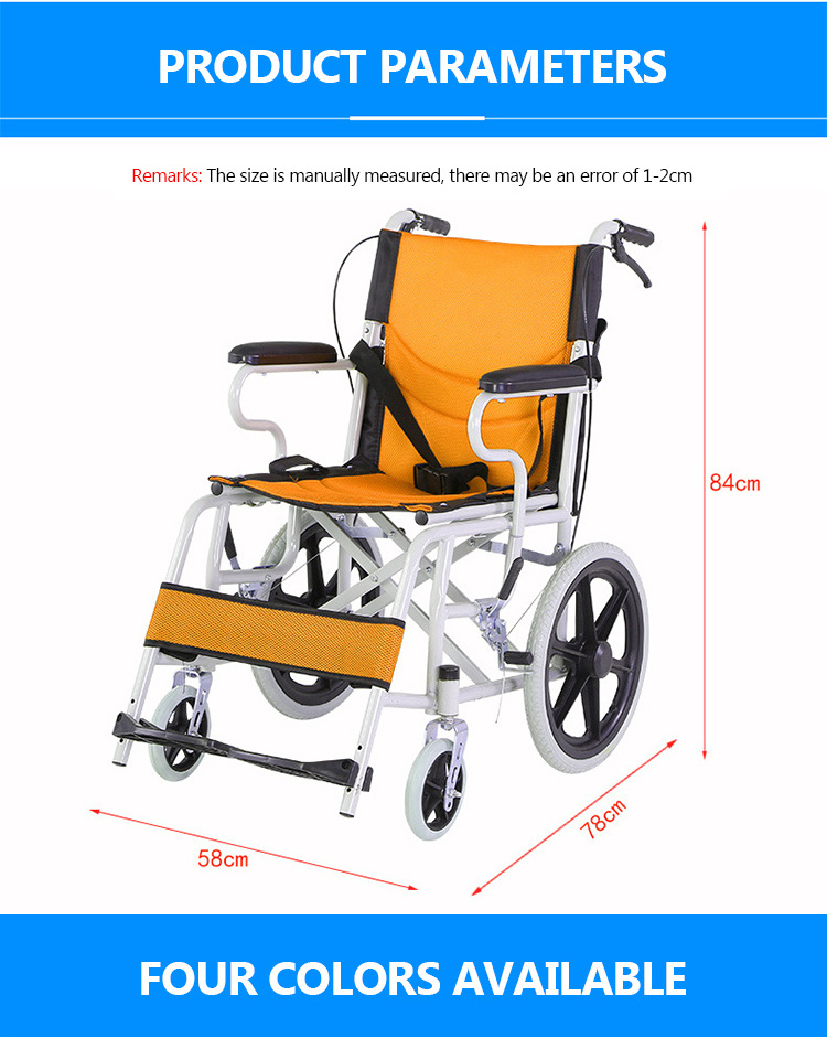 factory wholesale orthopedic wheelchair  wheelchair attachment lightweight wheelchair made in china