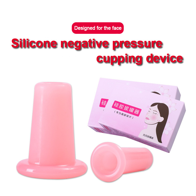 Eye Face Vacuum Massage cupping cup Kit small therapy silicone facial cupping set