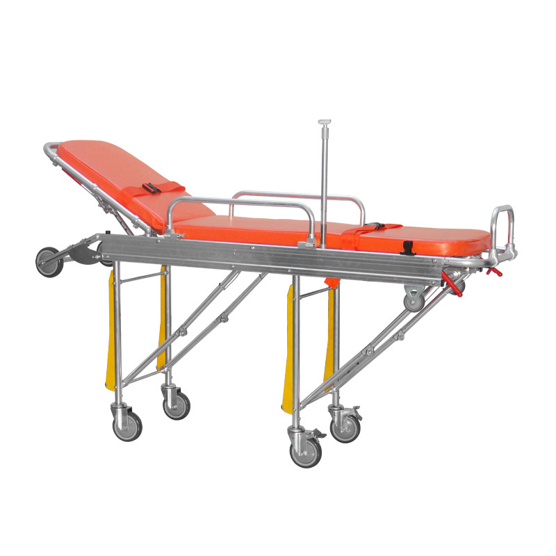 Aluminum Folding emergency medical hospital ambulance stretcher equipment for sale