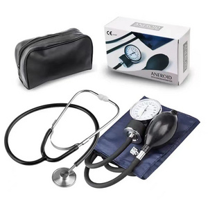 Manual Tensiometros Esfigmomanometro BP Blood Pressure Monitor Machine Aneroid Sphygmomanometer with Stethoscope