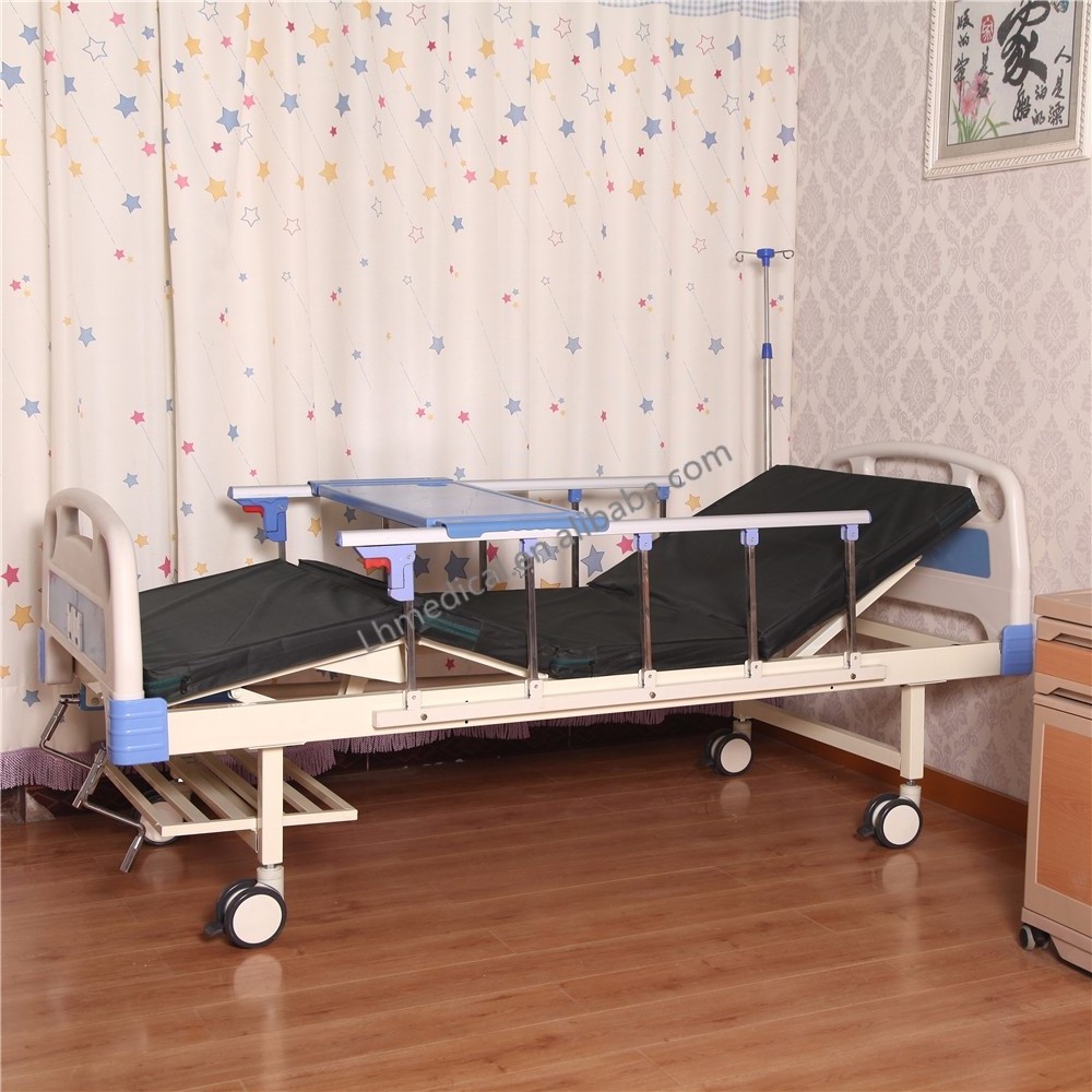 Cheap rolling double hospital bed with potty-hole prices