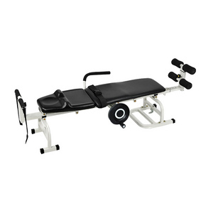 2022 hot selling high quality folded orthopedic lumbar spinal traction table traction bed