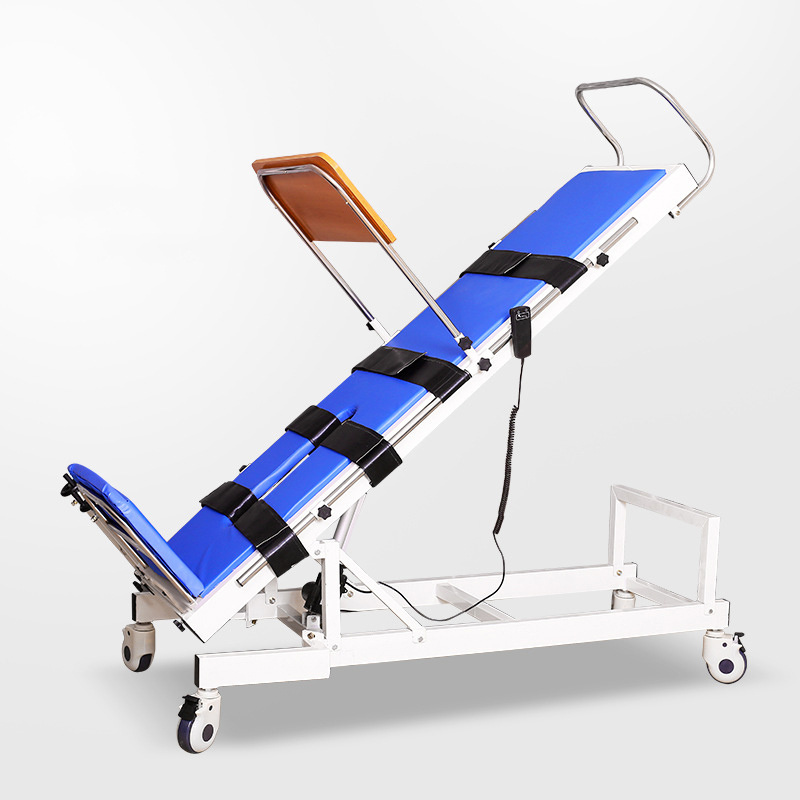 Multifunctional Electric Nursing Patient Turn over Medical Care Stand up Rehabilitation Training Standing Hospital Beds