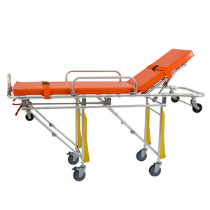 Aluminum Folding emergency medical hospital ambulance stretcher equipment for sale