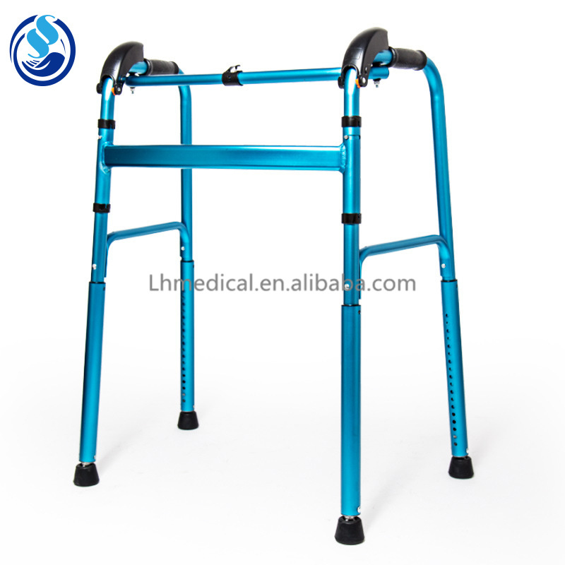 Frame walking aid factory lightweight 4-legged walkers for old people or disabled peosons