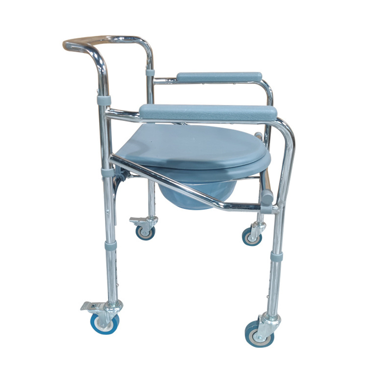 portable foldable patient elderly shower commode chair price bath toilet chair disabled