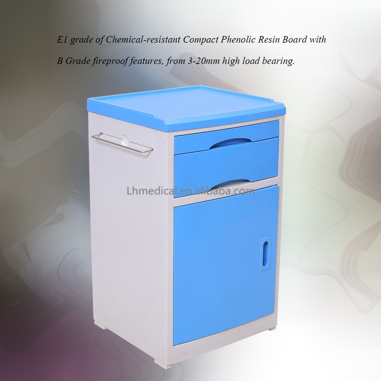 mobile stainless steel hospital clinic medical bedside cabinets