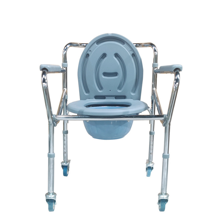 portable foldable patient elderly shower commode chair price bath toilet chair disabled