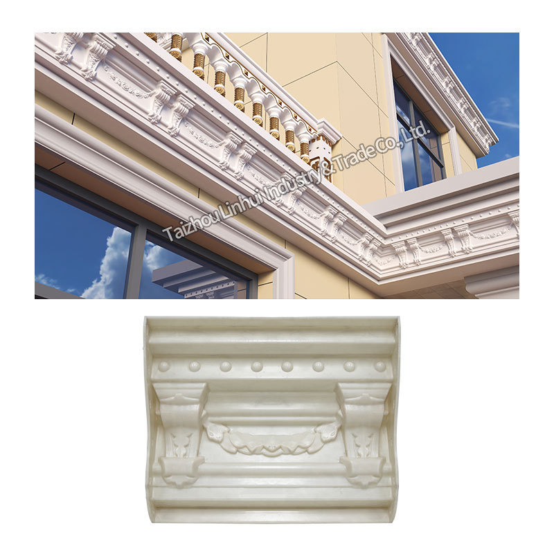 concrete mold decorative abs plastic cornice outside Exterior Wall roof Line mould roof tile moulding house constructiin molding