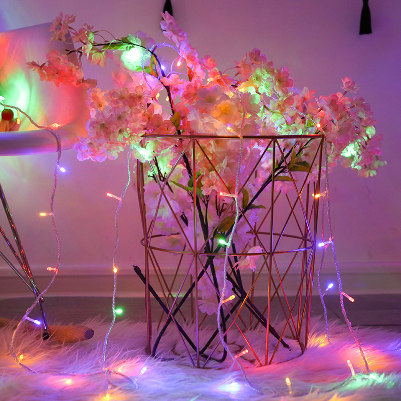 multi-color changing led christmas light for wedding party string lights