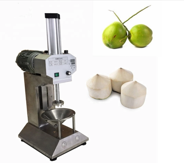 High efficiency coconut trimming machine/tender coconut peeling and trimming machine