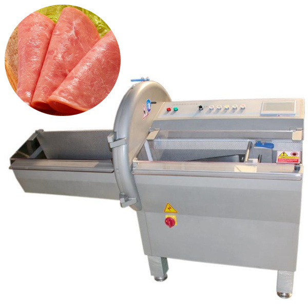 PLC automatic Paper Thin Meat Slicer/pork  steak Meat Cutting Machine