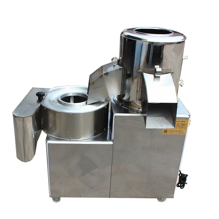 The high speed potato peeling and slicing machine/sweet potato peeler and slicer machine