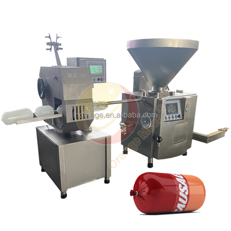 Automatic Vienna sausage maker machine Commercial Electric Vacuum Sausage Stuffer Linker Sausage Tying Machine