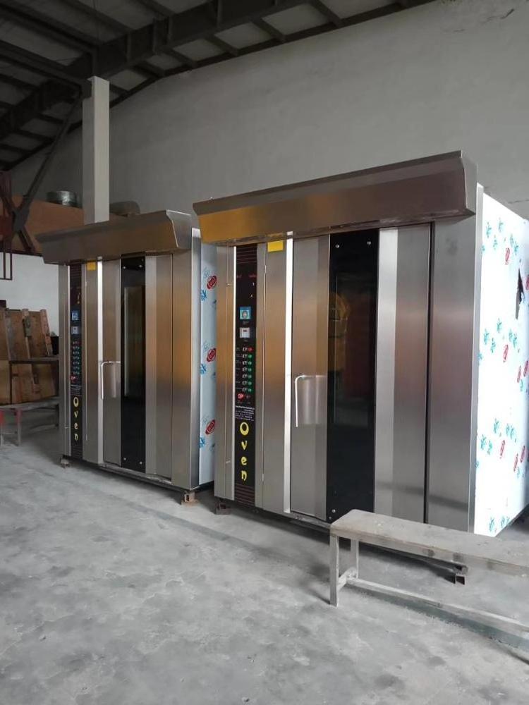 industrial stainless steel electric baking oven / bread bakery equipment / rotating baking oven