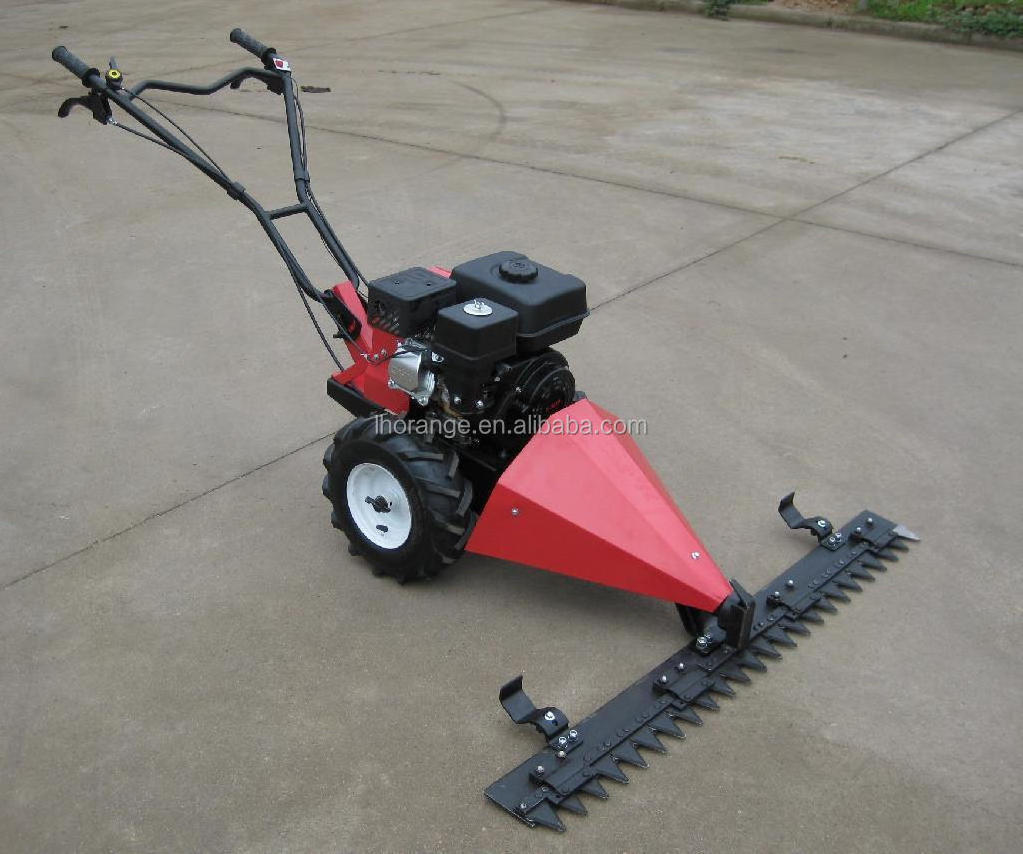 Agricultural gasoline and diesel engine mini tiller scythe mower mini tractor scythe mower sickle bar gasoline scythe